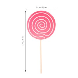 1Pcs Lollipop Crafts Lollipop Prop Cosplay Clown Swirl Lollipop Suckers Simulation Lollipop Crafts Photot Props Giant Lollipop Kids Toy Decorations Photography Accessories