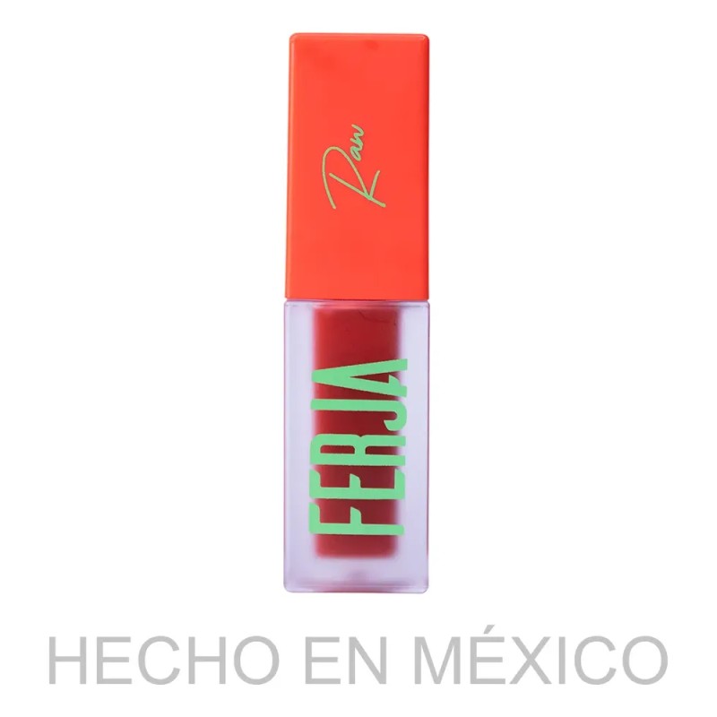 Lip Gloss Ferja Raw Rojo 5ml Brillo Hidratante