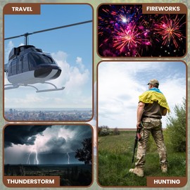 ARpaw Dog Ear Muffs for Noise Protection 30db - Dog Noise Cancelling Headphones for Hearing Protection (XS)