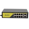 AI POE Switch 8 POE Ports and 2 Uplink 100Mbps