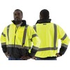 Majestic 75-1311/X1 High Visibility Waterproof Jacket with Removable Fleece Liner,