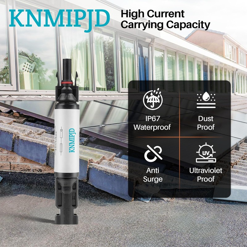 KNMIPJD Solar Fuse Holder 15Amp 1000V Solar Panel Fuse 5PCS