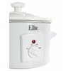 Elite Cuisine MST-250XW Electric Slow Cooker Ceramic Pot, with Adjustable