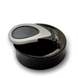 NAVIVVA SPLENDID Replacement Flip Cap Lid, Easy Fit, Durable and Strong (Black-Grey)