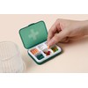 Pill Box Weekly, Portable Pill Organiser 6 Compartment, Daily Pill