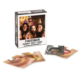 Funny Face Cards, 50 Funny Photo Box and Selfie Props Accessories for Party, Wedding, Birthday and Stag Night