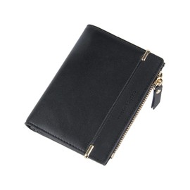 SUKUTU Ladies Purse, Women's Wallet PU Leather Wallet Small Bifold Womens Wallet Card Holder Zipper Coin Purse