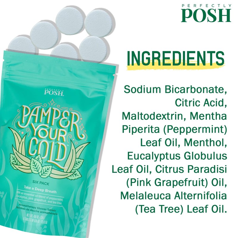 Perfectly Posh - Pamper Your Cold Shower Tablets - Essential