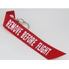 [Flying Dog] Remove Before Flight (Red) Keychain Tag Keychain, red