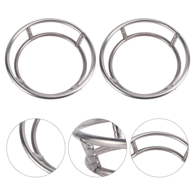 KICHOUSE 2Pcs Heat Insulation Pot Holders Round Pot Racks for