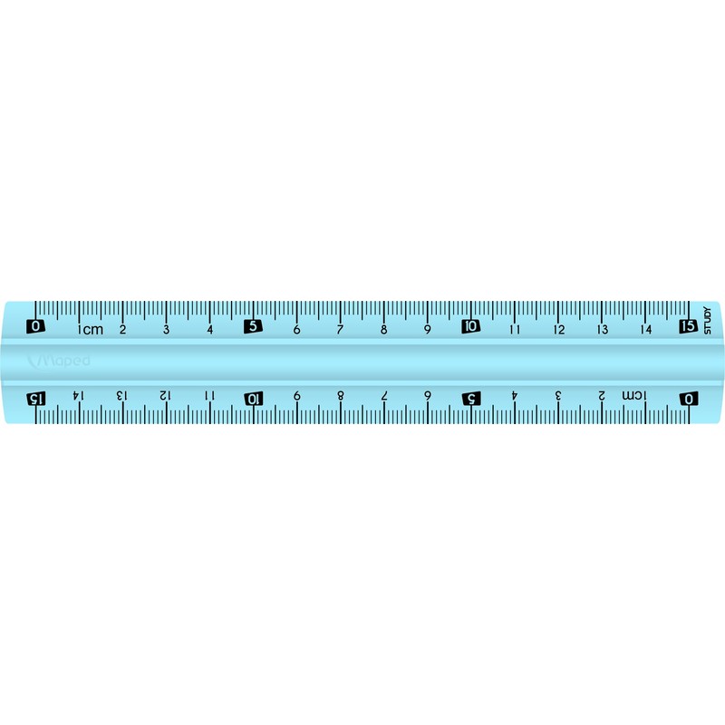 Maped Ruler 15 cm Study Unbreakable