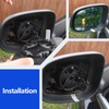 Driver Left Side Mirror Glass Power Heated with Backing Plate