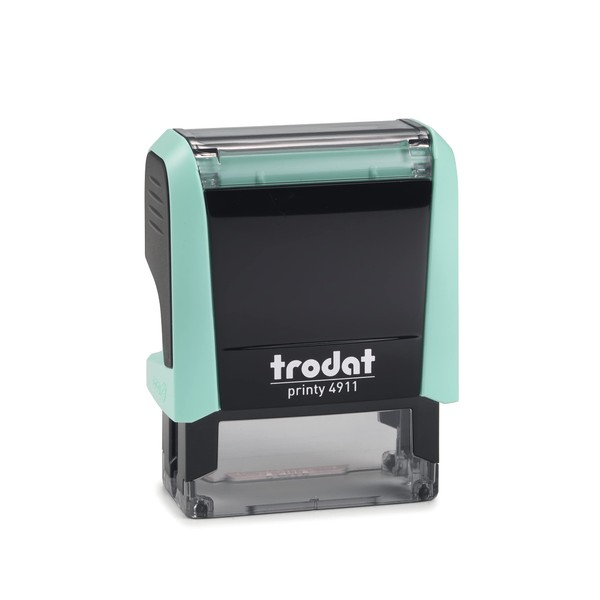 Personalised Address Stamp Trodat Printy 4911 Pastel Mint - Self-Inking