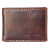 Bull Burry High-quality men's wallet brown made of genuine solid