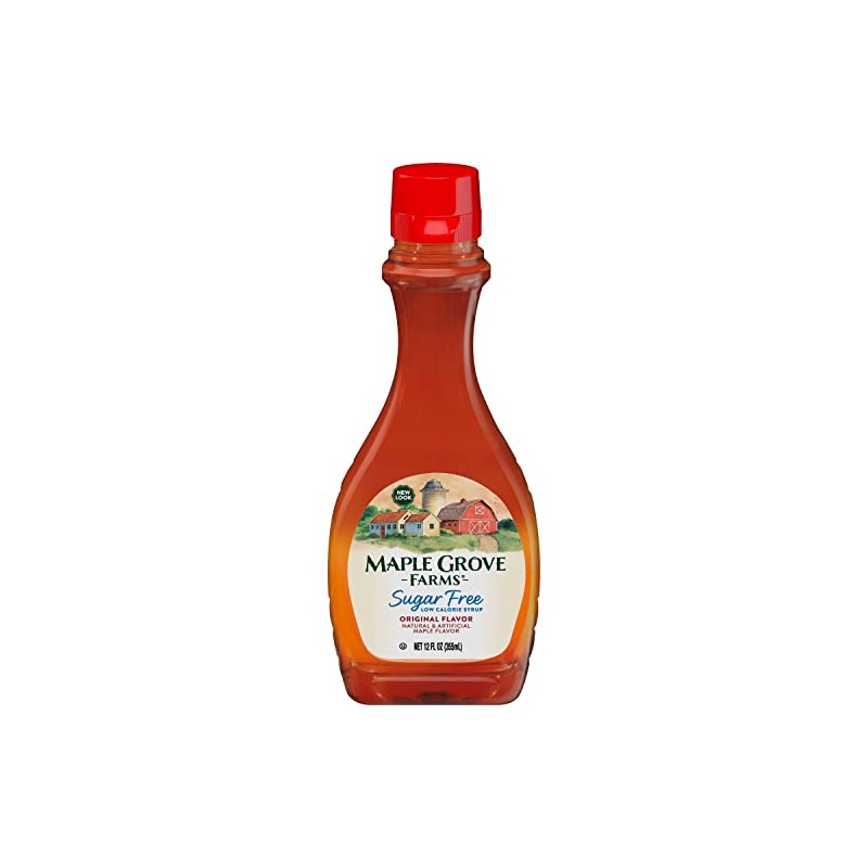 Maple Grove Farms, Syrup, Sugar Free, Maple Flavor, 12 Ounce