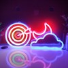 JYWJ Double Sided Neon Signs,USB or 3-AA Battery Powered Neon