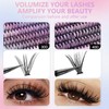 Wabuyao Cluster Lashes, Lash Extension Kit 30D 40D Individual Lashes