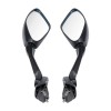 Unbranded Black Rear View Side Mirrors Fit For Suzuki GSX