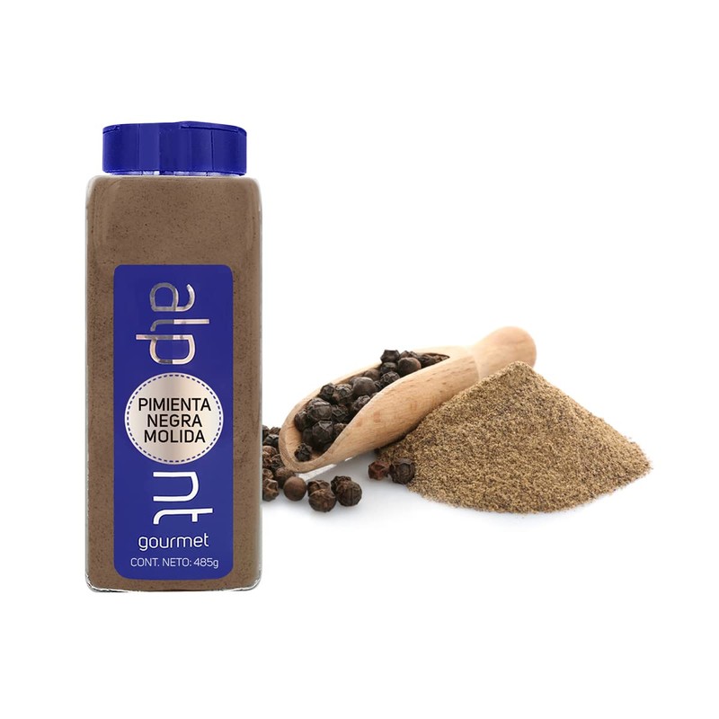 ALPONT GOURMET Pimienta Negra Molida, 485 g