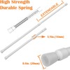 KXLife 2 Pack 5/8" Spring Tension Curtain Rod, Adjustable Tension