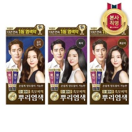 Rien Black Hair Secret Root Gray Hair Dye Cream 100g x 3 (Select 1 of 3 types) / 리엔 흑모비책 뿌리새치염색 크림 100g x 3개 (3종 택1)