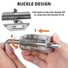 Hazrcvr Pack of 2 Spring Latch Gate Latch 304 Stainless