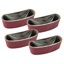 24 x Belt Sandpaper 65 x 410 mm Grit 40/60/80/100/120/150