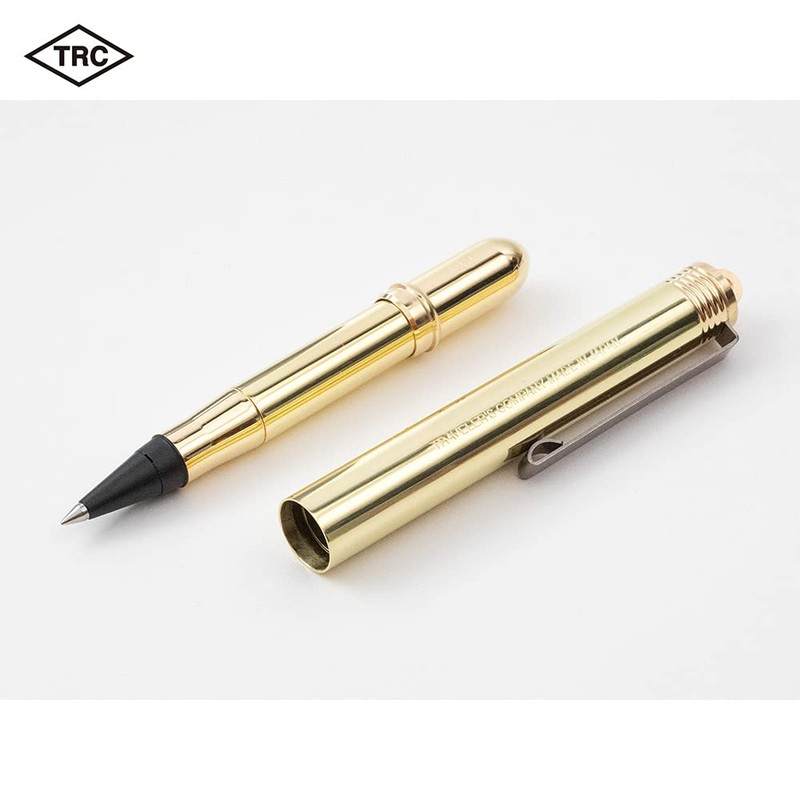 Midori Travelers Company TRC Brass Rollerball Pen, Solid Brass, Limited