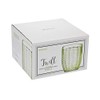 Godinger Twill Double Old Fashioned Glasses, Beverage Glass Cups, Drinking