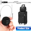 Wire Rope Lock, 2 Pcs Mini Code Lock, Wire Rope