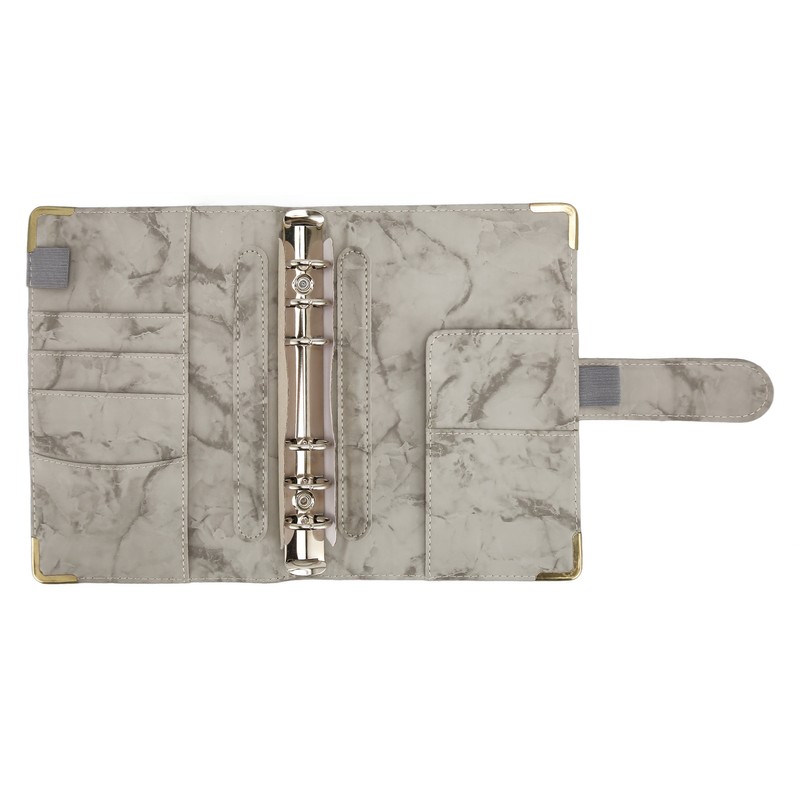 Budget Binder with Cash Envelopes PU Leather Marbling A6 Money