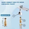 Hygie Rinse Kitchen Sink Spray Attachment/Hose/Holder Set Compatible with Moen/Delta