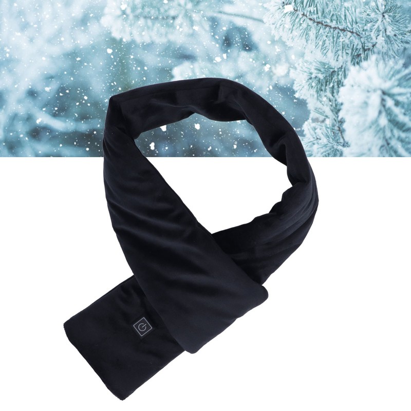 Electric Heated Scarf Rechargable 3 Gear Foldable Breathable Waterproof Neck