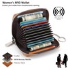 SENDEFN Women's Small Credit Card Holder with RFID Protection, Small