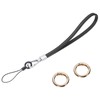 sourcing map Smooth Leather Wristlet Strap, Prevent Drop Wrist Lanyard