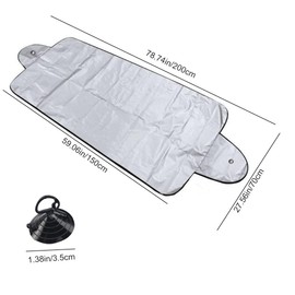 Car Windscreen Cover Waterproof Car Front Window Windshield Frost Cover Sunscreen Car Front Screen Sunshade Cover for Car Windshield Summer or Winter