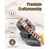 Jecanori Pure Copper Bracelet for Men, 2X Strength Magnetic Bracelets