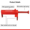 2PCS Brick Line Runner, 3.5-4.7 Inch Clamp Width Brick Clamps