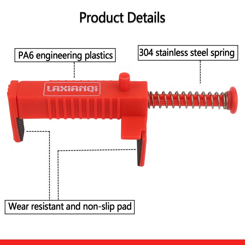 2PCS Brick Line Runner, 3.5-4.7 Inch Clamp Width Brick Clamps