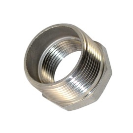 1-1/4" Male x 1" Female Thread Reducer Bushing Pipe Fitting, Adapter, Stainless steel SS 304 NPT