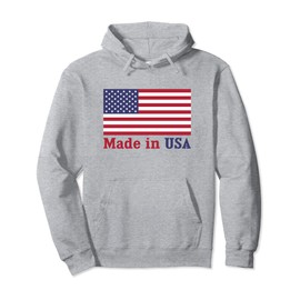Patriotic Red White Blue Stars And Stripes Banner Pullover Hoodie