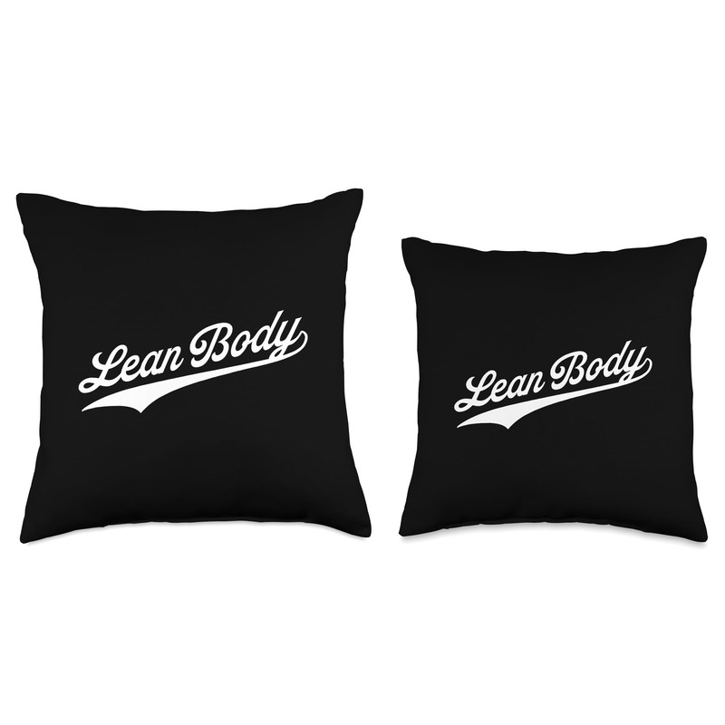 Lean Body Throw Pillow
