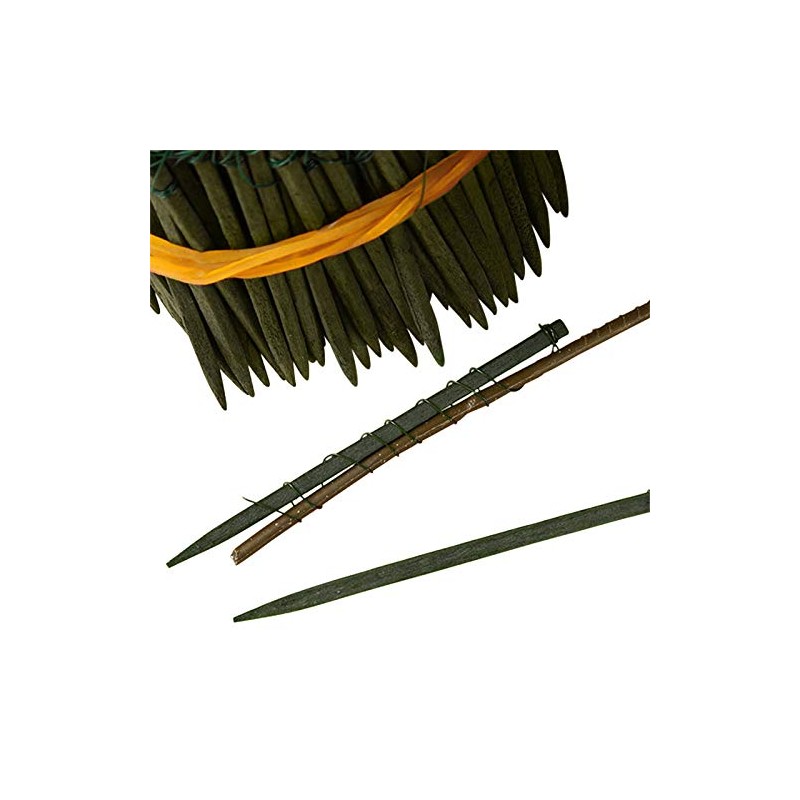 Paper Mart Green Wired Floral Picks