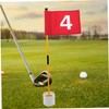 Mipcase Golfing Training Flag Wear Portable Golf Flag for Backyard