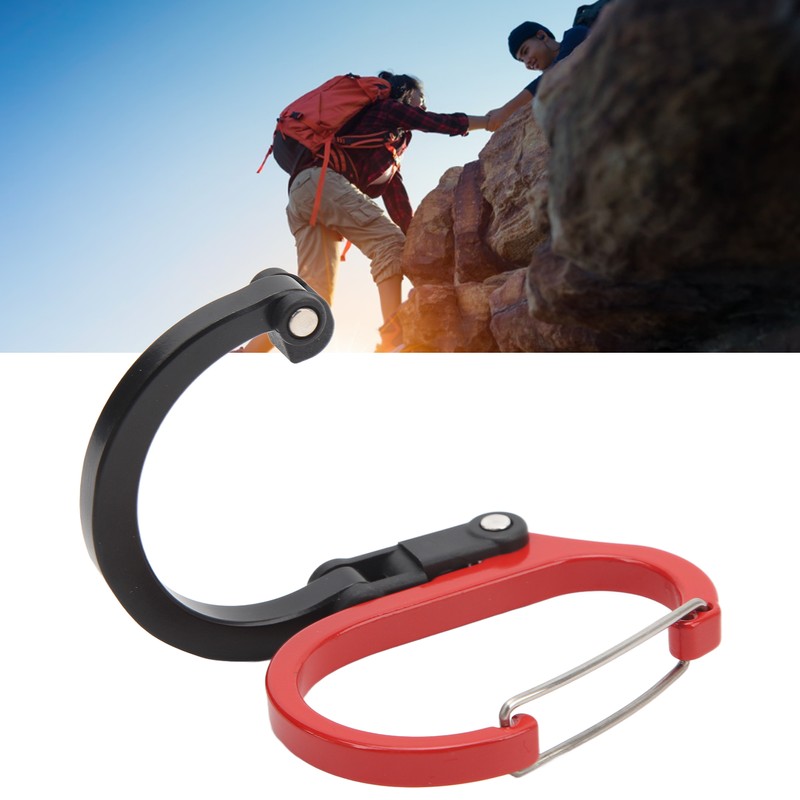 Carabiner Clip Outdoor Tactic Clasp Multifunctional Aluminium Alloy M Size