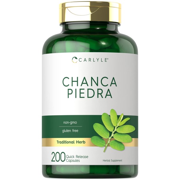 Carlyle Chanca Piedra | 200 Capsules | Non-GMO and Gluten
