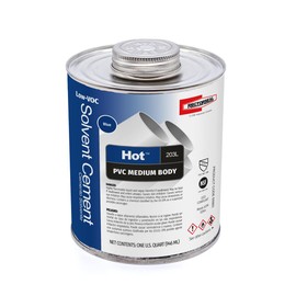 RectorSeal HOT 203L 55993 Quick Set Medium Solvent Cement, Easy Application, Plumbing, 1 Quart