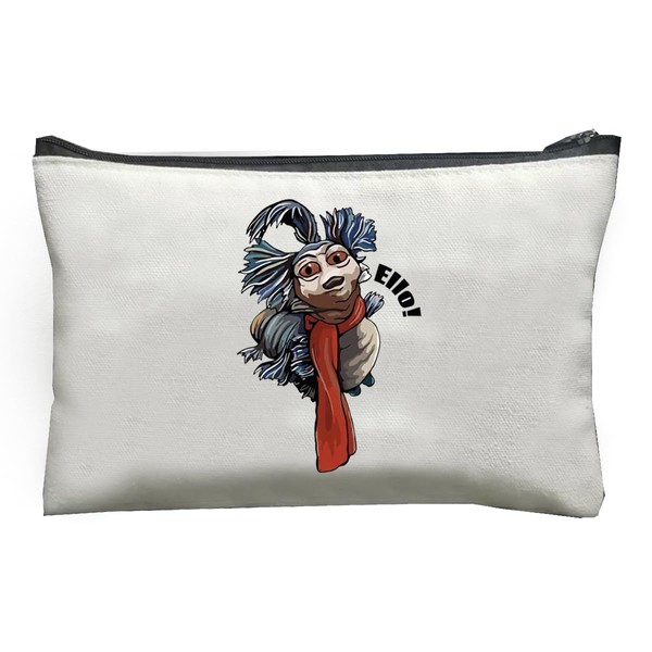 1 Pc Ello-Labyrinth Worm Cosmetic Bag, Women Makeup Bag Pouch