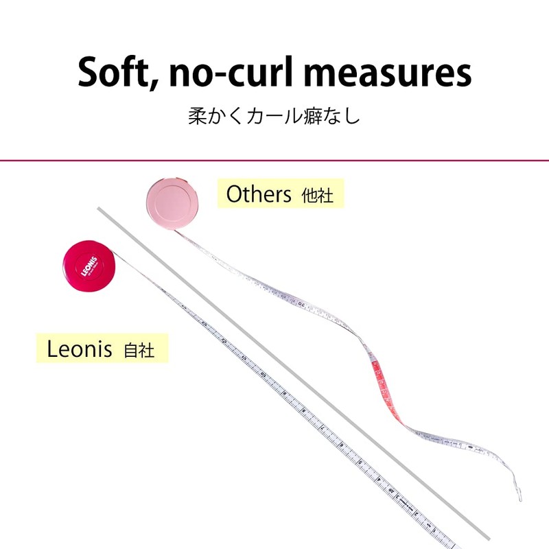 Spring Tape Measure 60 inch / 150 cm Purple [