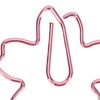100pcs Sakura Shape Paper Clips Increased Slip Resistance Plating Process